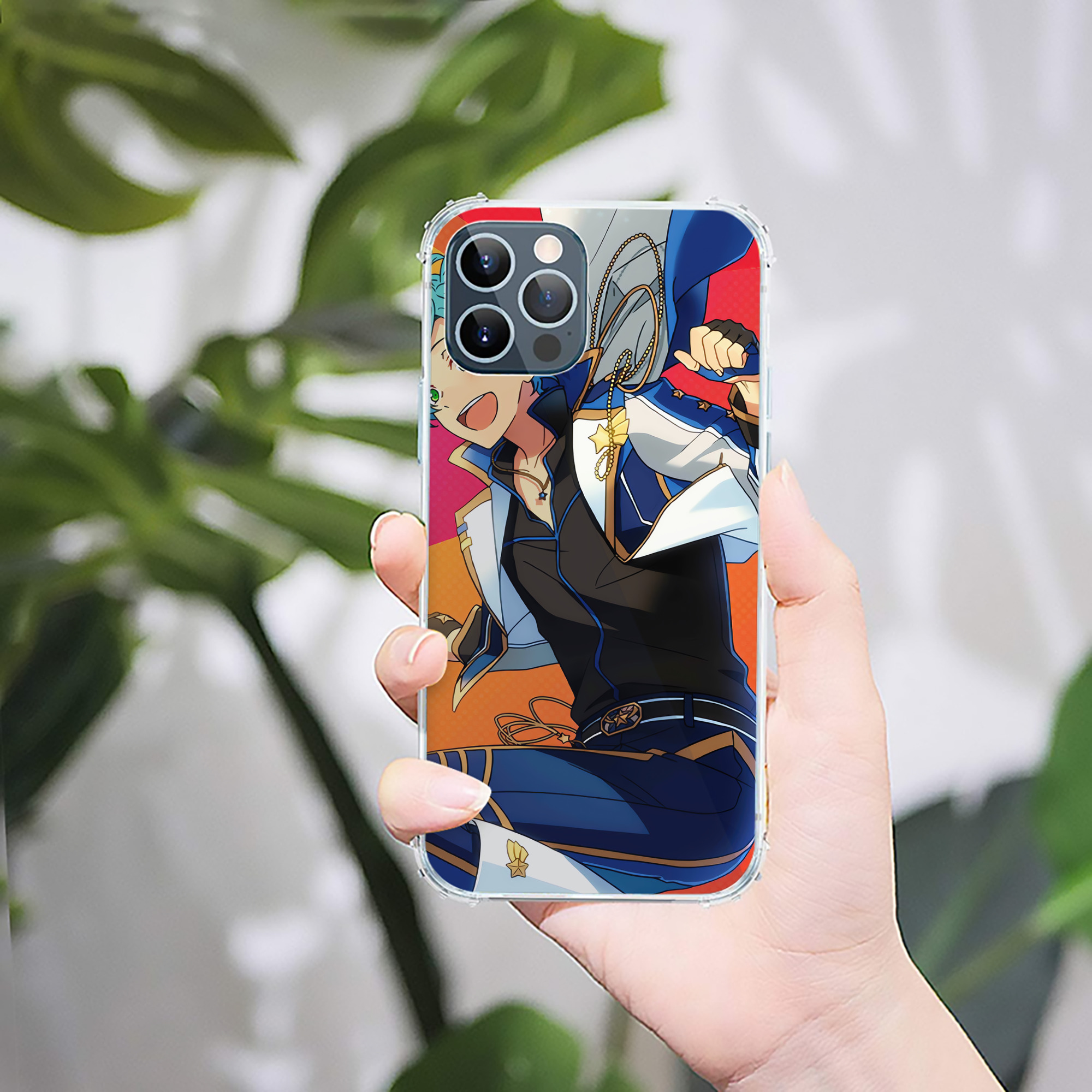 （画像用） あんさんぶるスターズ! Ensemble Stars 【iPhone 12シリーズ対応】透明スマホケース（クリアソフトケース）